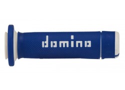 Puños "Quad/Atv" Azul/Blanco Domino