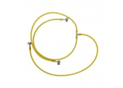 Latiguillos de freno delantero 3 vías universales 71-63-63 Color Amarillo