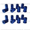 Tuercas planas aluminio M10x1.25 Azul