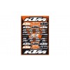Hoja de adhesivos KTM 5523 BLACKBIRD