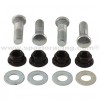 Kit 4 tornillos y 4 tuercas cruceta rueda trasera Yamaha YFM350 Raptor 04-06, YFM350 Warrior 89-04, YFZ350 Banshee 87-06, YFM660 Raptor 01-05