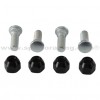 Kit 4 tornillos y 4 tuercas cruceta rueda trasera Yamaha YFM250B Bruin 05-06, YFM350BA Bruin 2WD 04-06, YFM350FA Bruin 4WD 04-06, YFM350FW Big Bear 87-95, YFM350 Wolverine 95-07