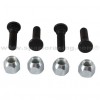 it 4 tornillos y 4 tuercas cruceta rueda delantera Yamaha YXR450 Rhino 06-09, YXR700 Rhino 08-13