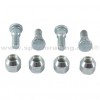 Kit 4 tornillos y 4 tuercas cruceta rueda delantera Suzuki LT-Z250 04-09, LT-Z400 03-14, LT-R450 06-09