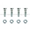 Kit 4 tornillos y 4 tuercas cruceta rueda delantera Honda TRX420 TM 07-18, TRX500 FA 07-18, TRX500 FE 14-18, TRX500 FGA 07-08, TRX500, FM IRS 15-18, TRX500 FPA 09-11, TRX500 TM 05-06 