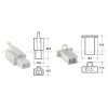5 Juegos de conectores 2 vias 110 ML tipo original Ø0,5mm²/0,85mm²