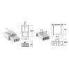 5 Juegos de conectores 2 vias 110 ML tipo original Ø0,5mm²/0,85mm² 