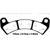 Pastillas de freno delantero Sinterizadas Polaris RZR925 (4) Turbo R Sport 19-22, RZR925 XP Turbo S 19-22, 1000 General XP (4) Deluxe/Sport 21-22, RZR1000 XP 16-18, RZR1000 XP (4) 16-18 (