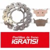 Disco de freno trasero + REGALO de 1 juegos de pastillas de freno Sinterizadas Honda TRX450 R 04-11, TRX450 ER 08-14 