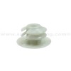 Pack clips plásticos 12447WI Blanco