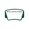 Pastilla de freno trasero KTM 450 SX ATV 09-11, 450 XC ATV 08-10, 505 SX ATV 09-12, 525 XC ATV 08-12