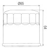 Filtro de aceite Yamaha YXE700 Wolverine 16-18, YXF850 Wolverine 2018, YXM700 Viking 14-18, YXR700 Rhino 08-14, YXZ1000 16-18