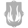 Placa para defensa delantera FLAMES