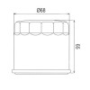 Filtro de aceite Artic Cat 400 98-08, 454 96-98, 500 98-09