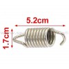 Juego 2 muelles para colectores y silencios D09030300 Polaris