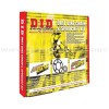 Kit de transmisión con cadena reforzada con retenes Derbi DXR200 04-08, DXR250 04-08