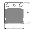 Pastillas de freno delantero Sinterizadas Yamaha YFM450 Grizzly 09-16, YFM450 Kodiak/Hunter EPS 18-23, YFZ450 B/D 12-14