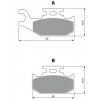 Pastillas de freno trasero Sinterizadas Polaris 150 ACE Base EFI/MD 17-21, 150 Ranger EFI/MD 17-22 