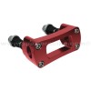 Torretas "Racing" 28mm. con silenblocs Rojas RACEPRO