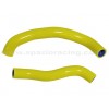 Kit tubos radiador silicona Amarillo Arctic Cat DVX400 03-06, Kawasaki KFX400 03-07, Suzuki LT-Z400 03-08