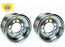 Combo 2 llantas traseras 10x8 reforzadas "Ultimate Billet" DOUGLAS WHEEL Yamaha YFM250 Raptor 08-15, YFM350 Warrior 87-05, YFM350 Raptor 04-15, YFZ350 Banshee 87-06, YFZ450 04-17, YFM660 Raptor 01-05, YFM700 Raptor 06-23