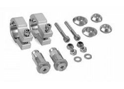 Kit de montaje para paramanos cerrado “Evolution  Integral” en manillares de 28mm. POLISPORT