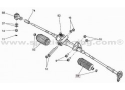 Fuelle varilla dirección izquierdo Can Am Defender HD5 2018, Defender HD8 2018, Defender HD10 2018, Defender HD10 Max 2018, Defender HD8 Max 2018, Maverick 2018, Maverick Max 2016, Maverick Max 2018, Maverick 1000 13-15