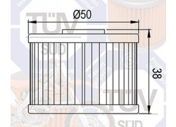 Filtro de aceite Gas Gas 450 Wild HP 03-07