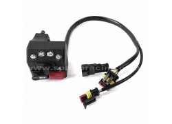 Mando izquierdo de luces con testigos Yamaha YFZ450 06-09, YFM700 Raptor 07-14